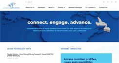 Desktop Screenshot of oceansadvance.net